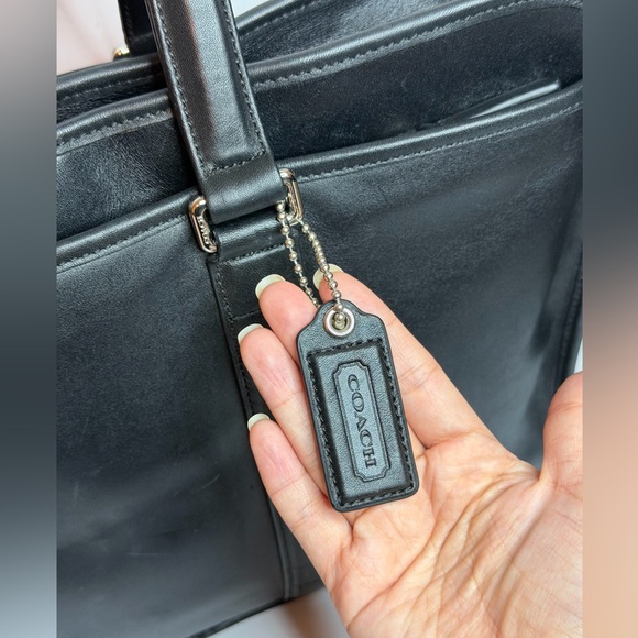 Coach Lexington Embassy Black Leather Briefcase - Picture 2 of 15